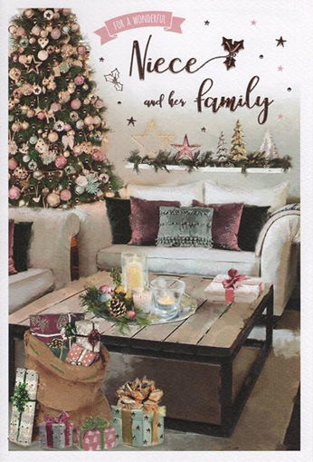 Picture of NIECE & FAMILY CHRISTMAS CARD